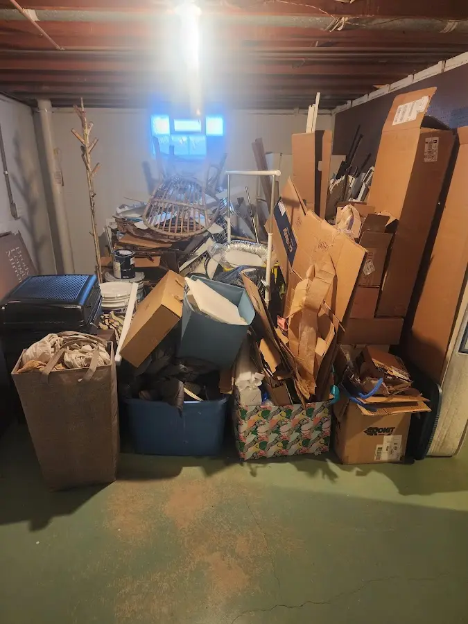 Roll-off dumpster container at job site for Yard Waste Dumpster Rental in Lemoore Station